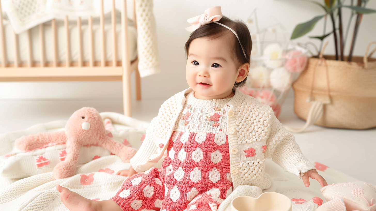Jacquard Set for Baby Girl: The Ultimate in Luxurious Comfort
