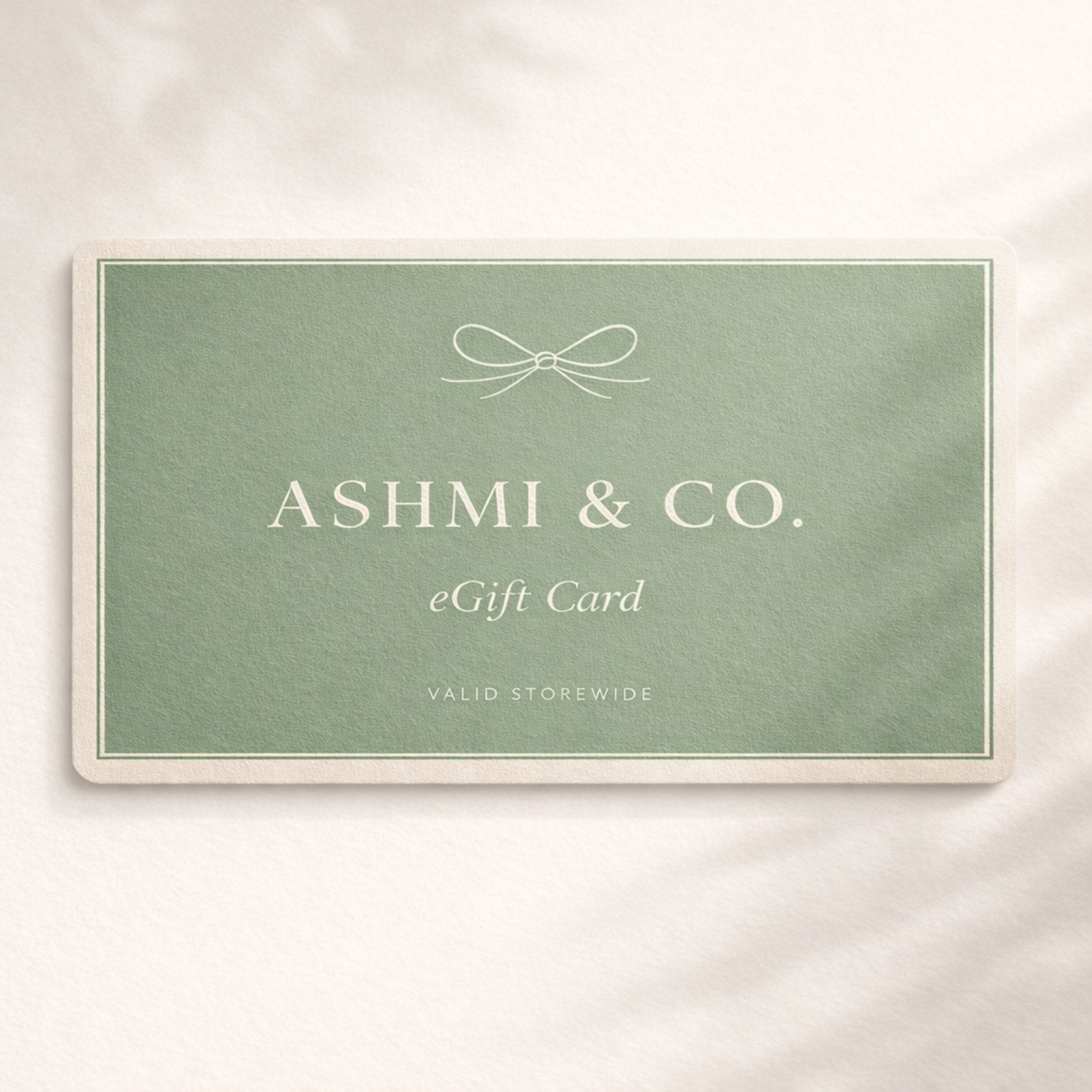 Ashmi eGift Card - Sage Green