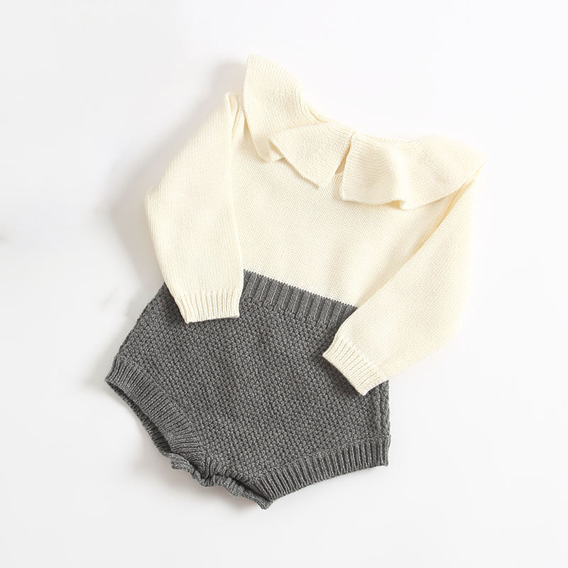 baby girl romper with collars