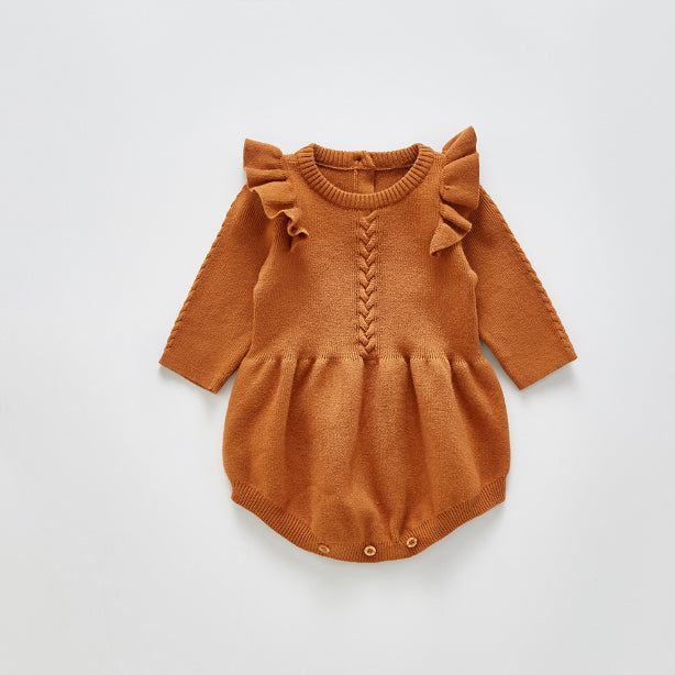 sweater romper baby girl