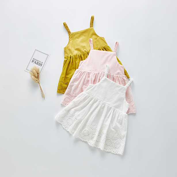little girl embroidery dress