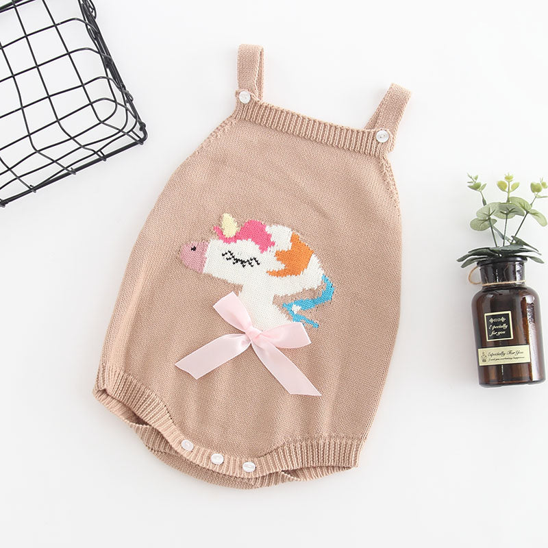 unicorn baby romper
