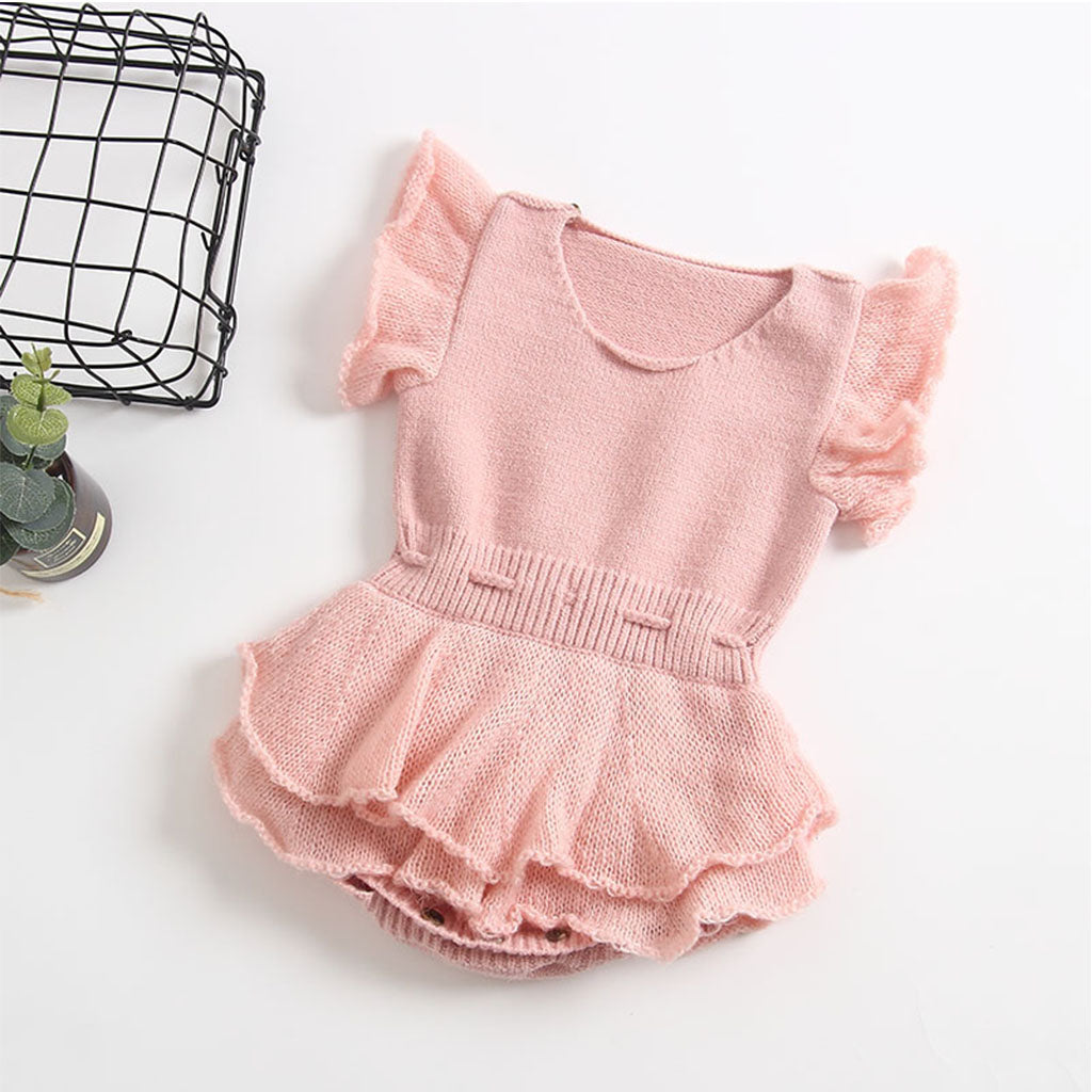 baby girl ruffle onesie