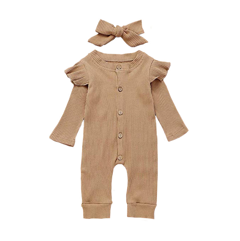 baby girl long sleeve rompers