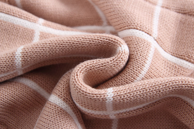 knitted baby romper