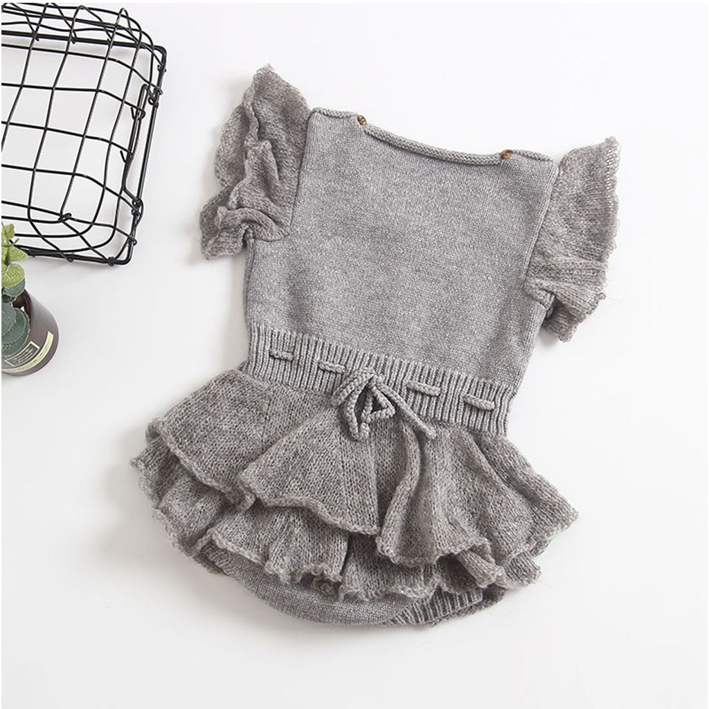 baby girl ruffle romper