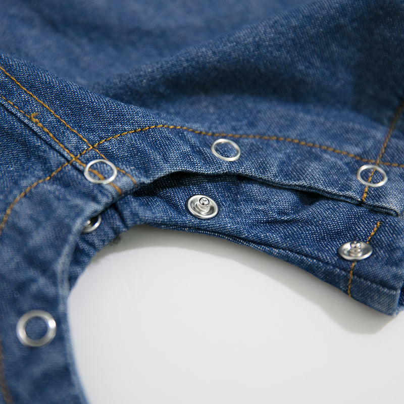 baby denim rompers