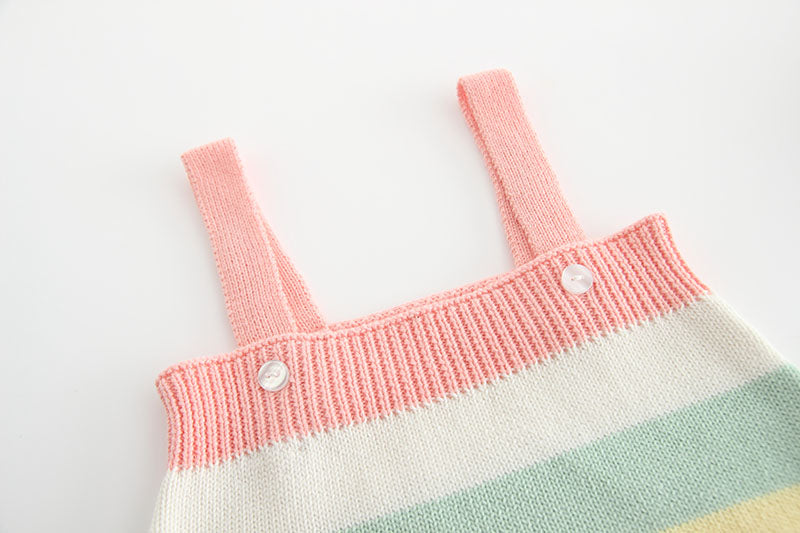 knit baby romper