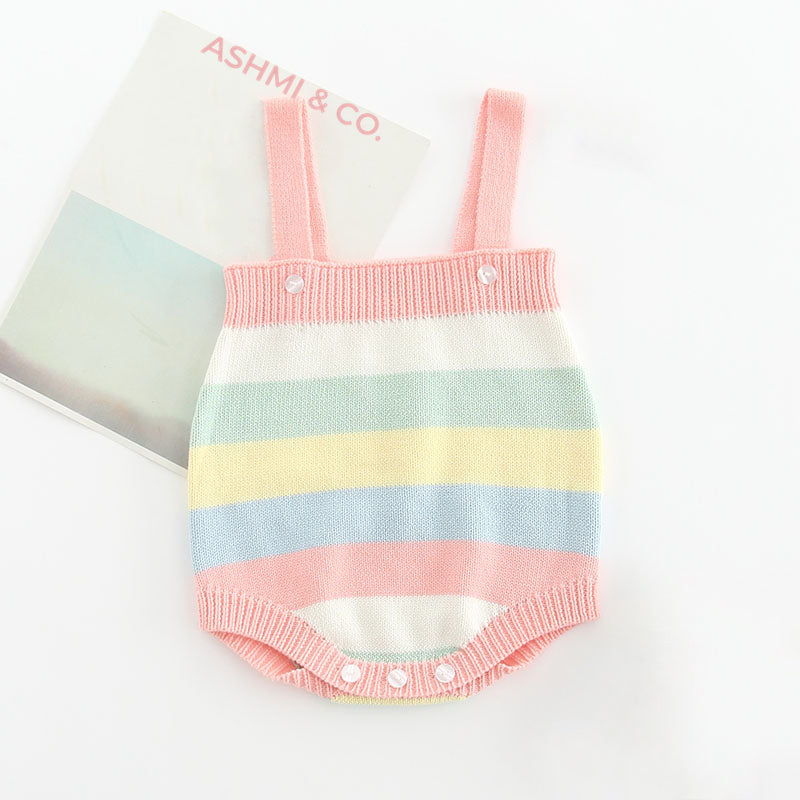 Luna Rainbow Romper - View 2 - Ashmi & Co.